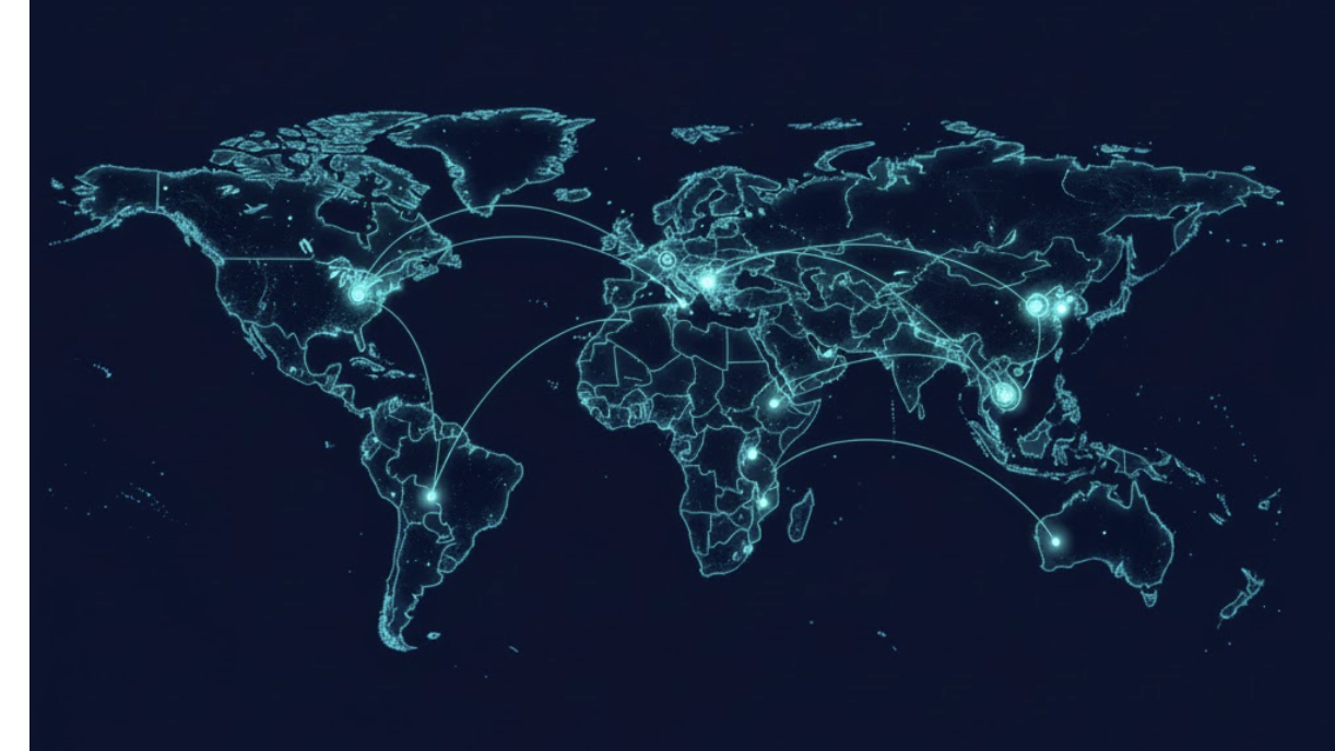 全球节点覆盖图